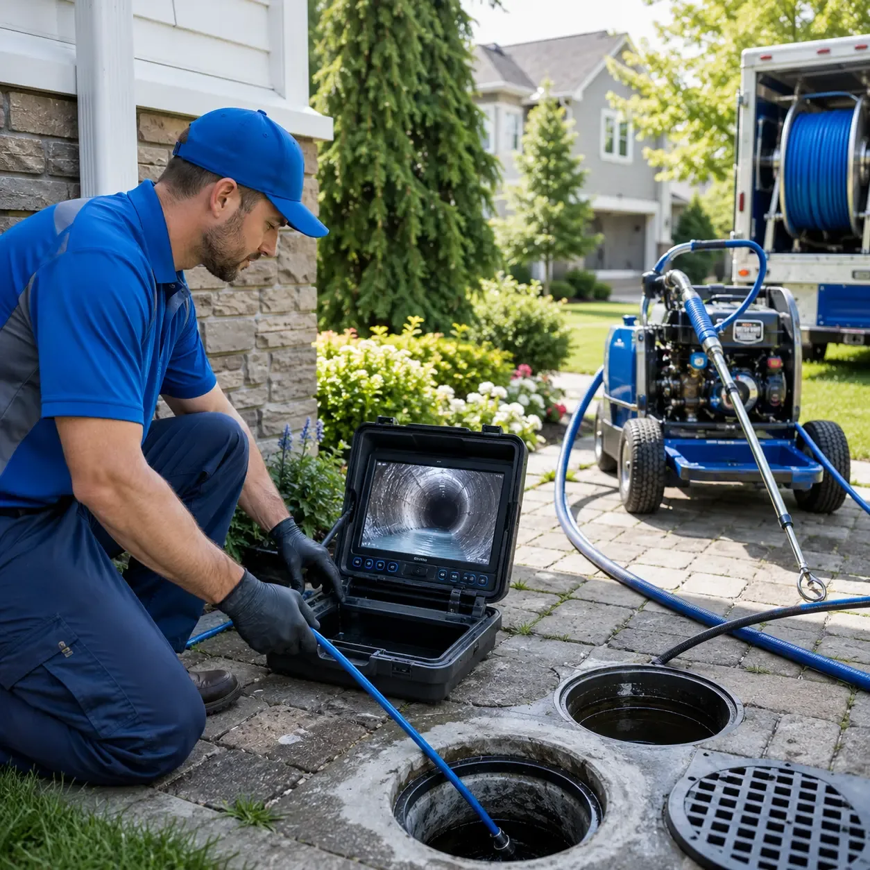 Outdoor drain cleaning professionals serving Webbers Falls, OK